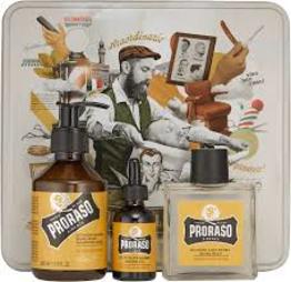 PRORASO METAL KIT VETIVER, Prodotti Per barba e Rasatura, Confezioni e  Gift set